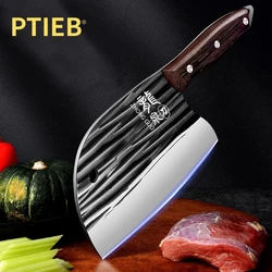 1PC Forged kitchen knife, household specific cutting knife, slicing knife, kitchen cutting dual-purpose bone cutting knife U9195