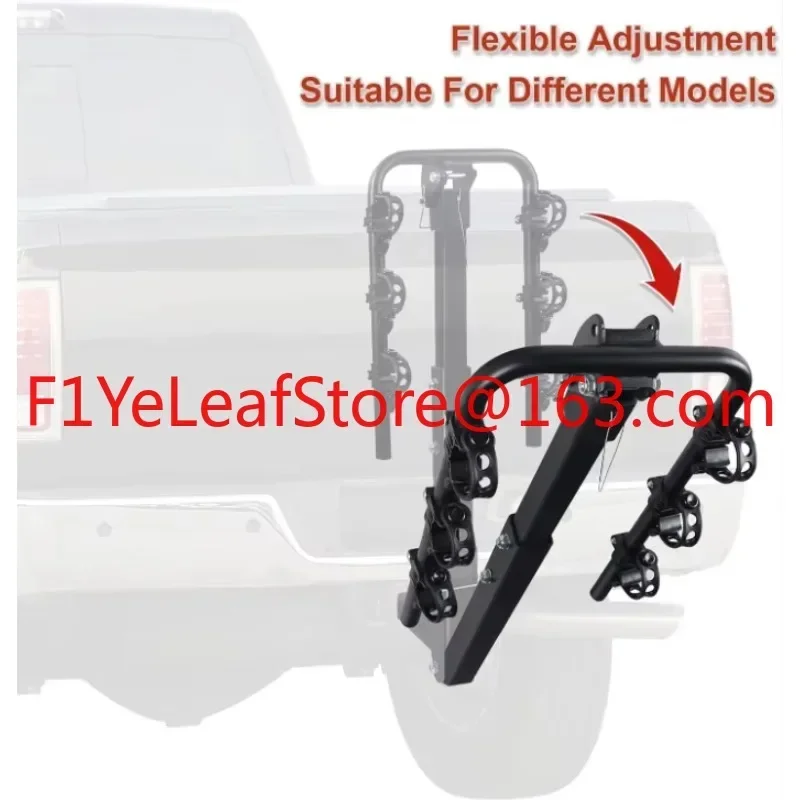 Hot sales3-Bicycle Rack 2-Inch Receiver Trailer Hitch Bike Carrier for Cars Trucks SUVs Vans RVs Auto Accessories