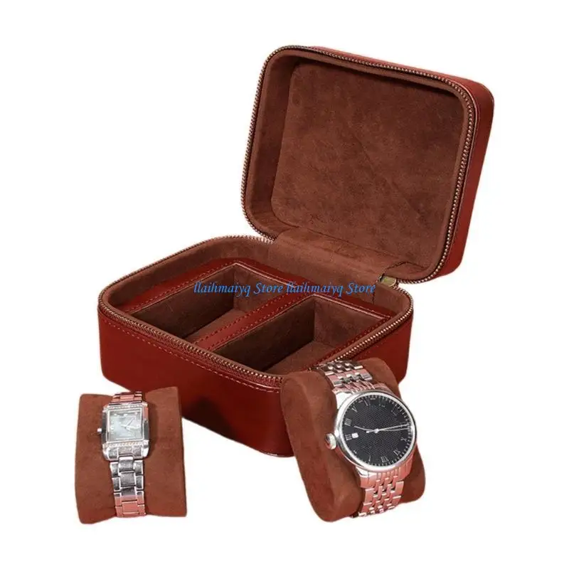 573B Watch Display Case لمحبي ساعة Watch Pu Leather Writhatch Case Jewelry