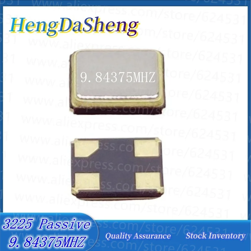 10Pcs/Lot Passive Crystal Oscillator 9.84375MHZ 3225 Resonator SMD-4 3.2*2.5mm 9.84375M