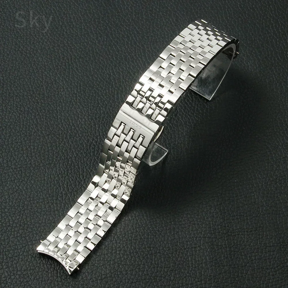 20mm Solid Stainless Steel Watch Band for Tissot 1853 T063 T063617 T063637 T063639A Watchband Watch Strap Wrist Bracelet