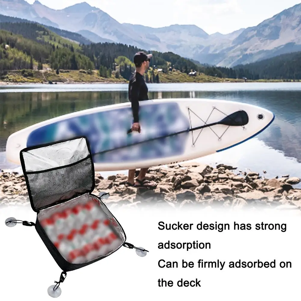 Outdoor Portable Ice Pack Water Proof Paddle Borad Cooler Durable Material Paddle Board Deck Bag With Mesh Top Pocket