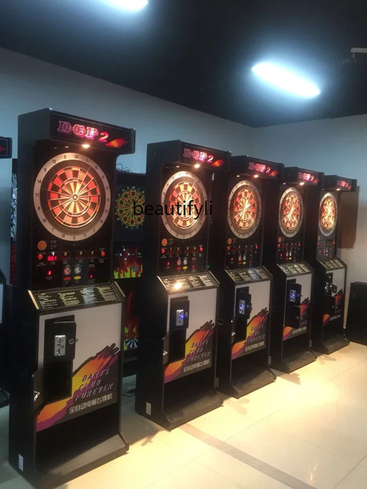 

Automatic Coin Cabinet Electronic Dart Machine Dart Plate Dartboard