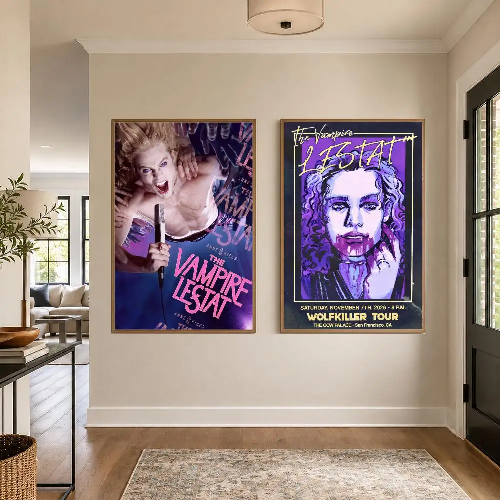 Gothic The Vampire Lestat Poster Graphic Wall Art Poster HD Waterproof PP Paper Print for Bedroom Living Room Office Decor Gift
