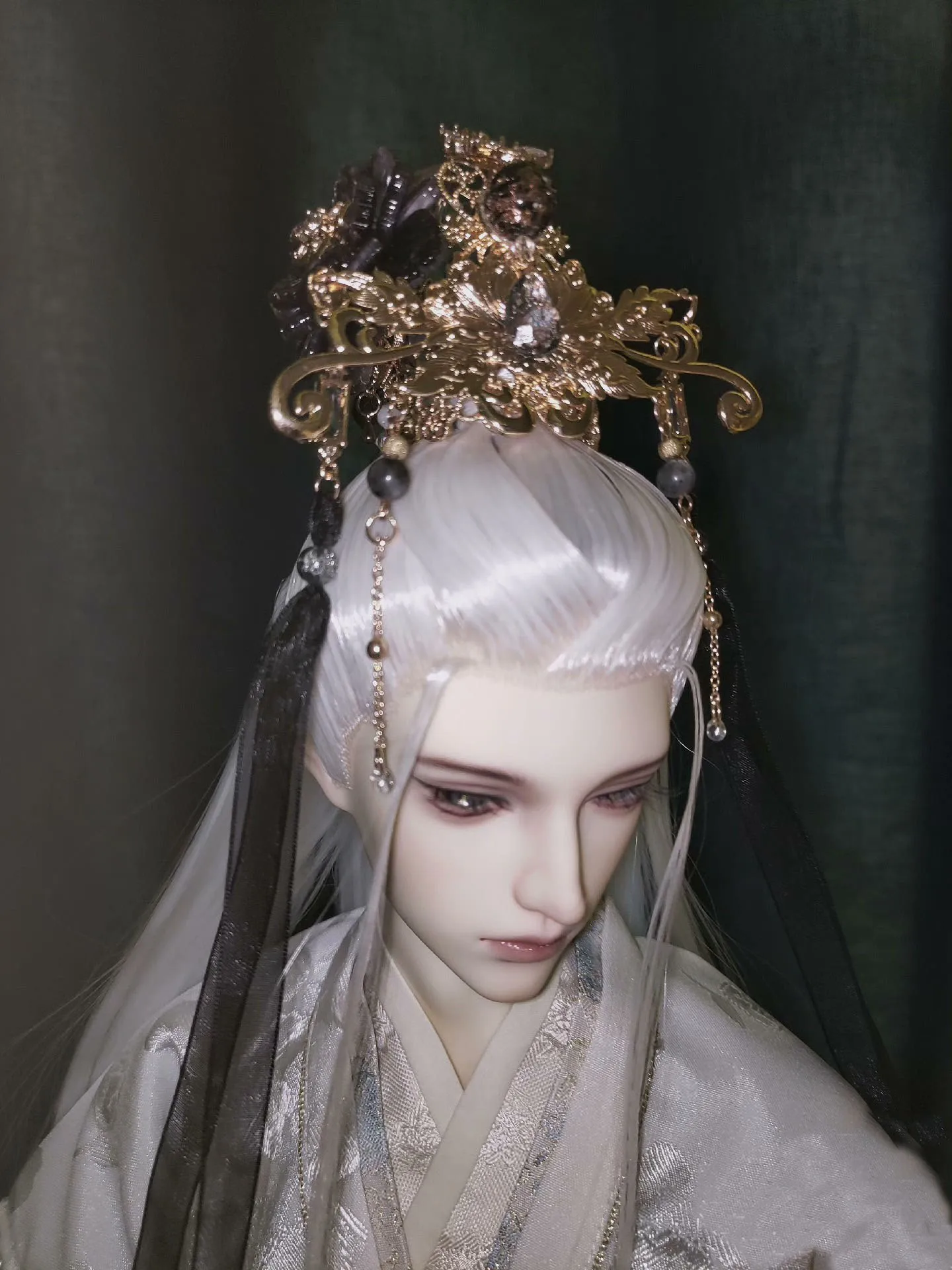 

Doll accessories crown toys tiara 1/3 bjd zircon headdress free shipping