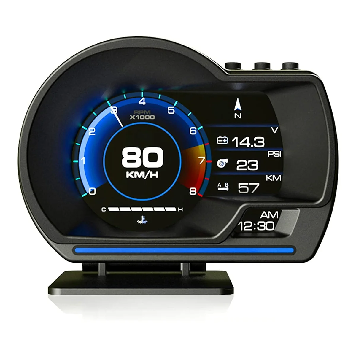 เครื่องวัดความเร็ว OBD A500 GPS HUD