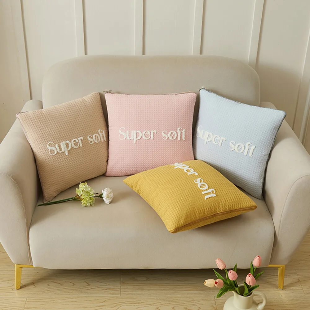 Throwing Pillows Sofas Living Rooms Pillows Quilts Two In One Set Car Seats Cushions Warm Blankets