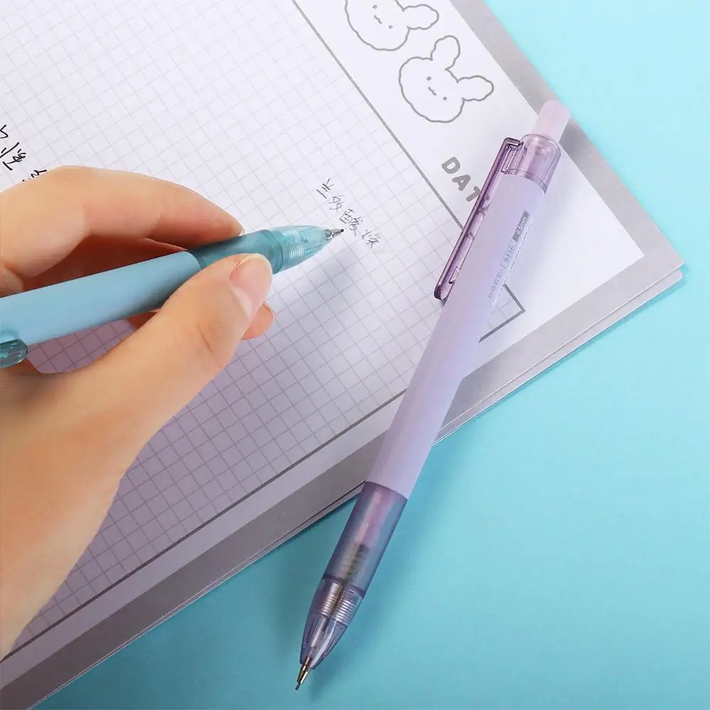 Простые школьные принадлежности, милые студенческие канцелярские принадлежности, ластик, верхний механический карандаш, подвижный карандаш, автоматические карандаши, ведущий карандаш