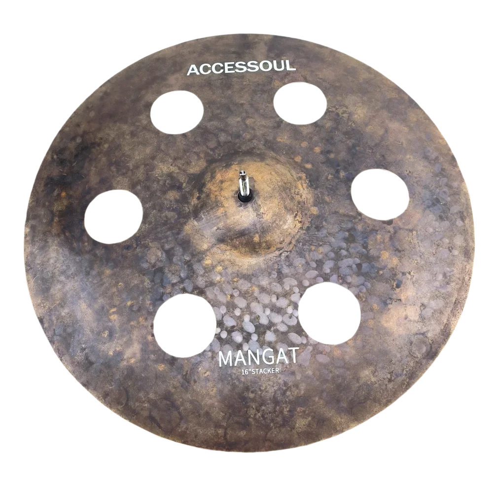 صنج Hooqu Effect مقاس 17 بوصة B20 من الأوزون مع 8 فتحات لبيع مجموعة الطبول