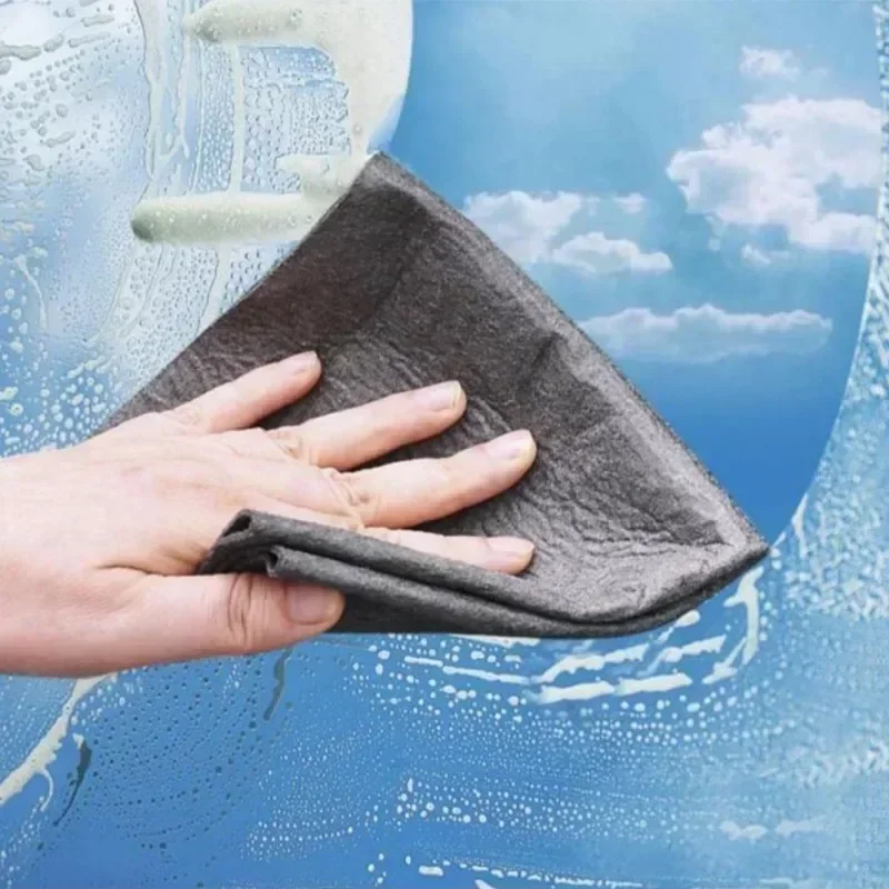Magic Cleaning Cloth, Reusable Ultra-fine Fiber Cloth, Car Window Mirror Wiping Cloth, Household Kitchen Cleaning Tool