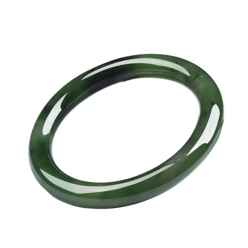 Biyu Bracelet Thin Round Bar Bracelet Spinach Green Ding