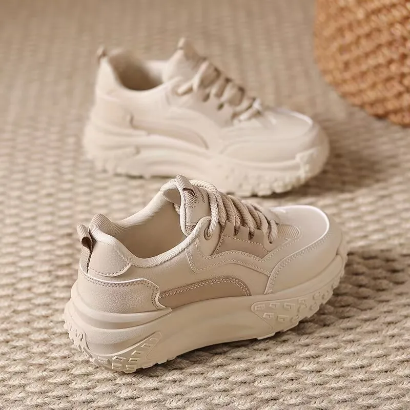 2025 Women's Casual Shoes New Non-slip Wear-resistant Sneakers Lightweight Platform Dad Shoes High Quality Fashion Running Shoes