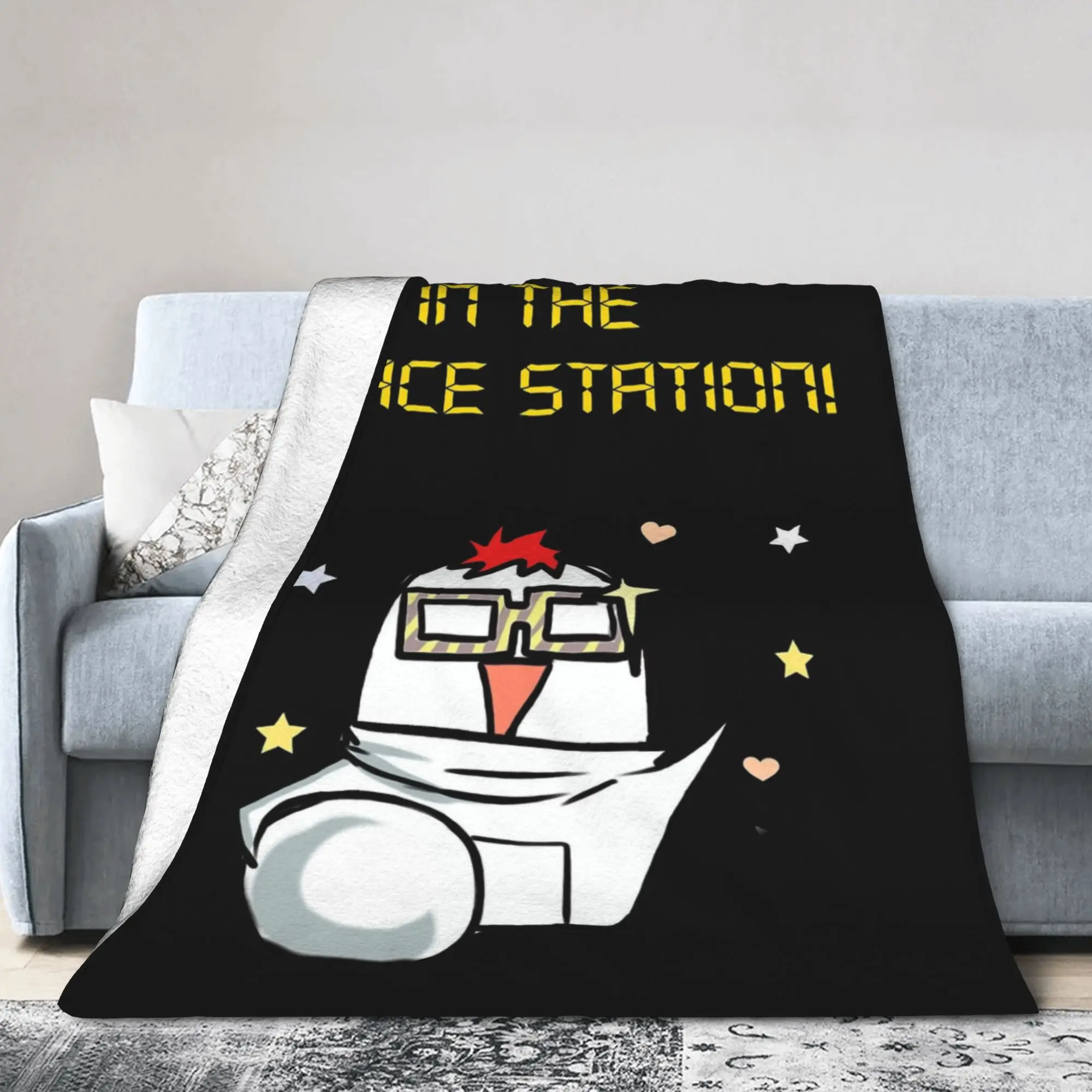 Mystic 707 Collection Messengers Flannel Throw Blankets Funny Meme Bedding Throws Knitted Blanket Travel Ultra-Soft Breathable
