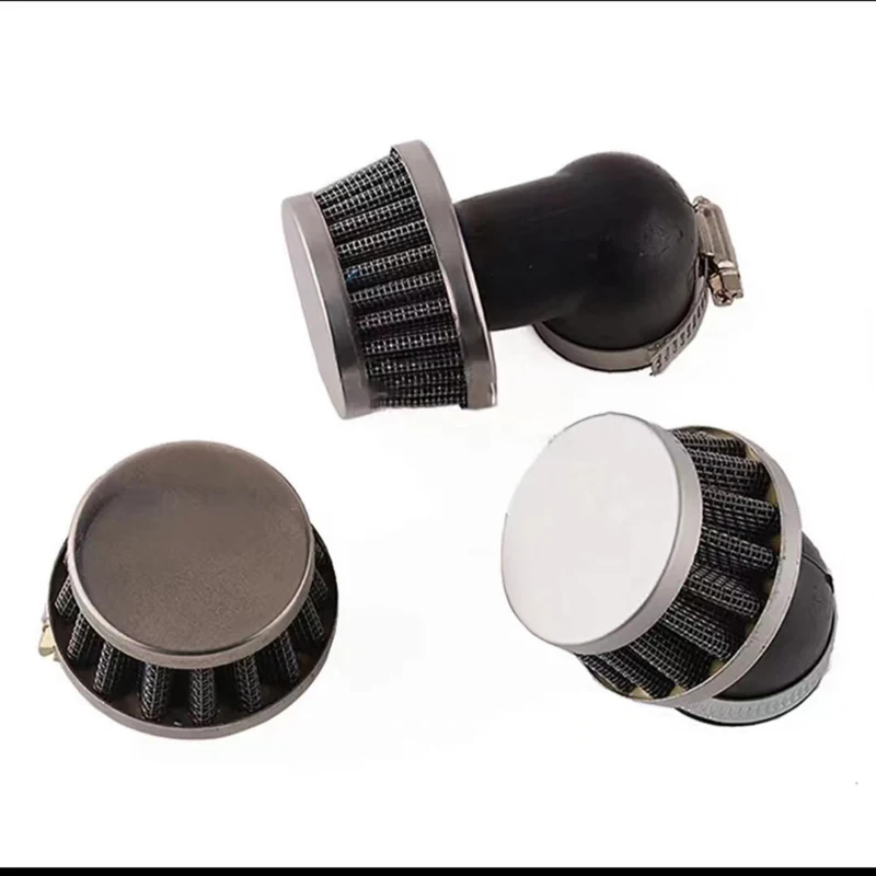 Motorcycle Air Filters 28mm 32mm 35mm 38mm 42mm Universal ATV Scooter Pit Dirt Bike Stright Curved Right Mini Air Filter Cleaner