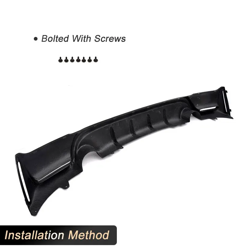 Alerón de labio difusor de parachoques trasero de coche para BMW Serie 2 F22 F23 M Sport 2 puertas 2014-2017 difusor trasero de fibra de carbono