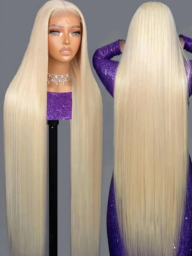 

HD Прозрачный 613 Парик из натуральных волос 40 дюймов 13x6 Костный прямой парик из натуральных волос на фронтальной части шнурка Бразильский парик фронта шнурка Предварительно выщипанный