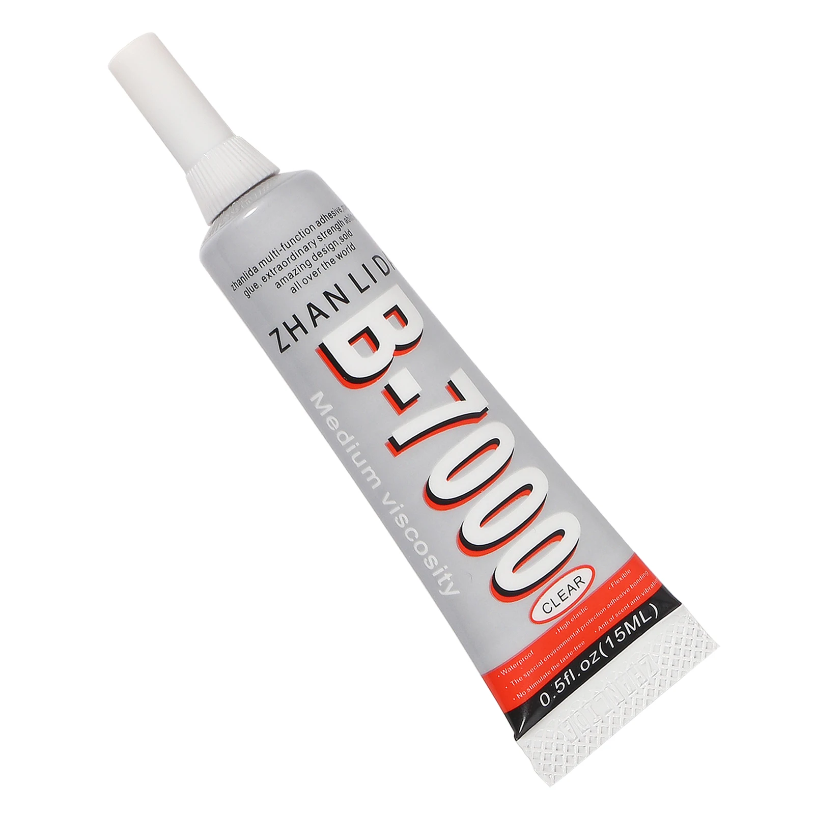 Colle transparente B-7000 pour l'artisanat en strass, bijoux et perles, colle haute viscosité pour vêtements, chaussures, téléphones portables en tissu