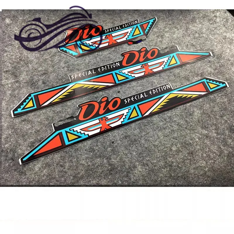 لهوندا Dio AF17 18 AF27 AF28 طبعة خاصة دراجة نارية سكوتر الجسم كله هدية ملصق الغراء الشارات الزخرفية اكسسوارات