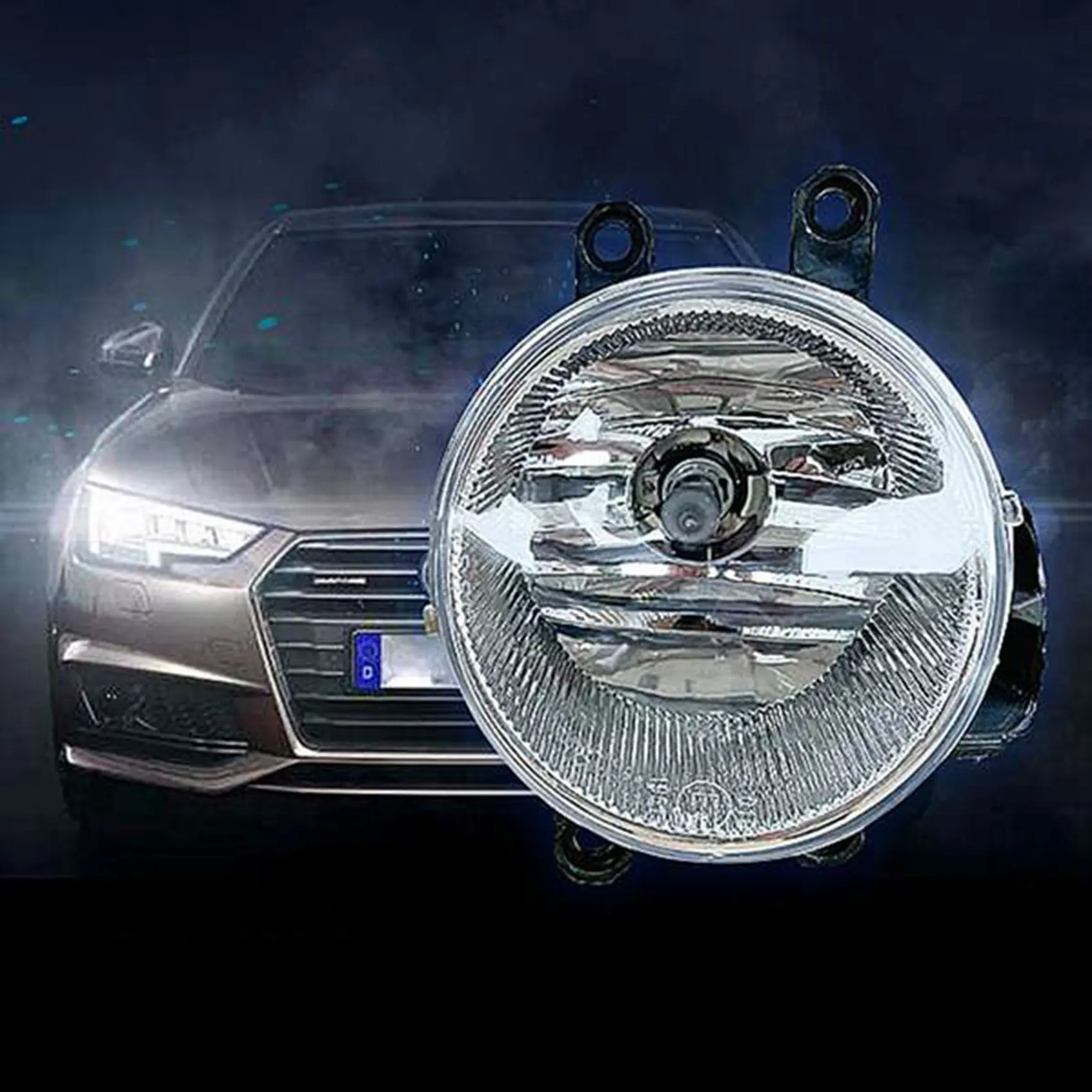 Car Halogen Fog Light Left Bumper Fog Lamp LED Headlight for Toyota Vios Corolla Camry Yaris RAV4 2014-2022