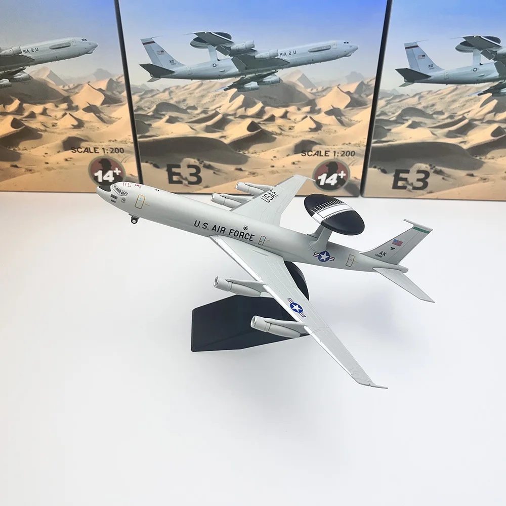 

1/200 масштаб E3 самолет литой под давлением готовая статическая модель самолета E-3 Sentry AWACS раннее предупреждение самолет металлическая коллекция игрушек подарок