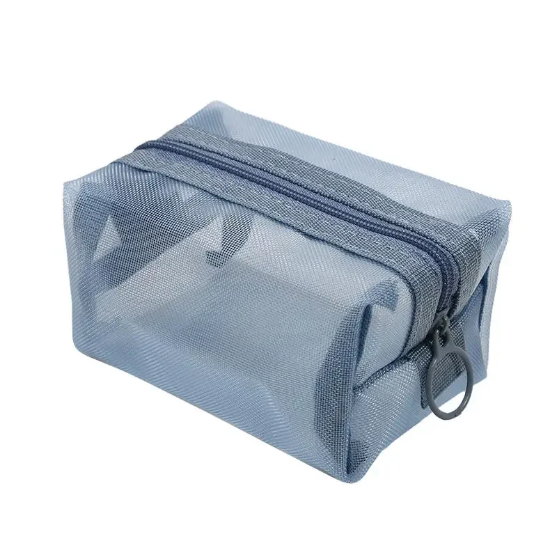 Mini-Kosmetiktaschen aus transparentem Nylon-Netzstoff, niedliche kleine Lippenstift-Make-up-Taschen für Damen, Beutel, Organizer für Datenkabel, Schlüssel und Kopfhörer – Detail 11
