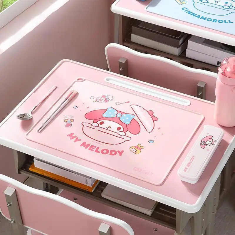 

Sanrio My Melody Cinnamoroll Meal Mat Kawaii Children Household Waterproof Oil Proof Cartoon Cute Antiskid Silicone Table Mat