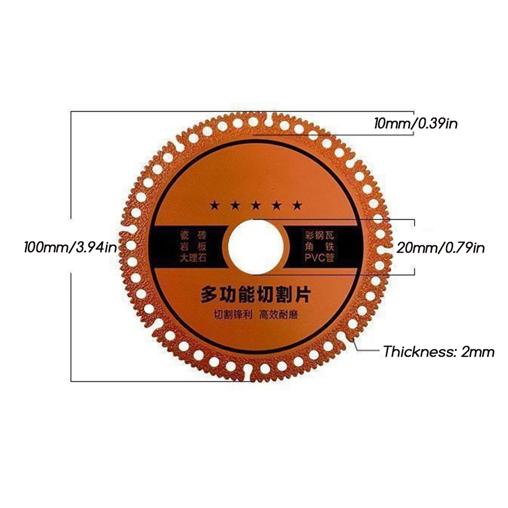 Composite Multifunctional Cut Saw Blade Circular Disc Diamond Ceramic Tile Glass Wood Marble PVC Ultra Thin Angle Grinder Tools view 4