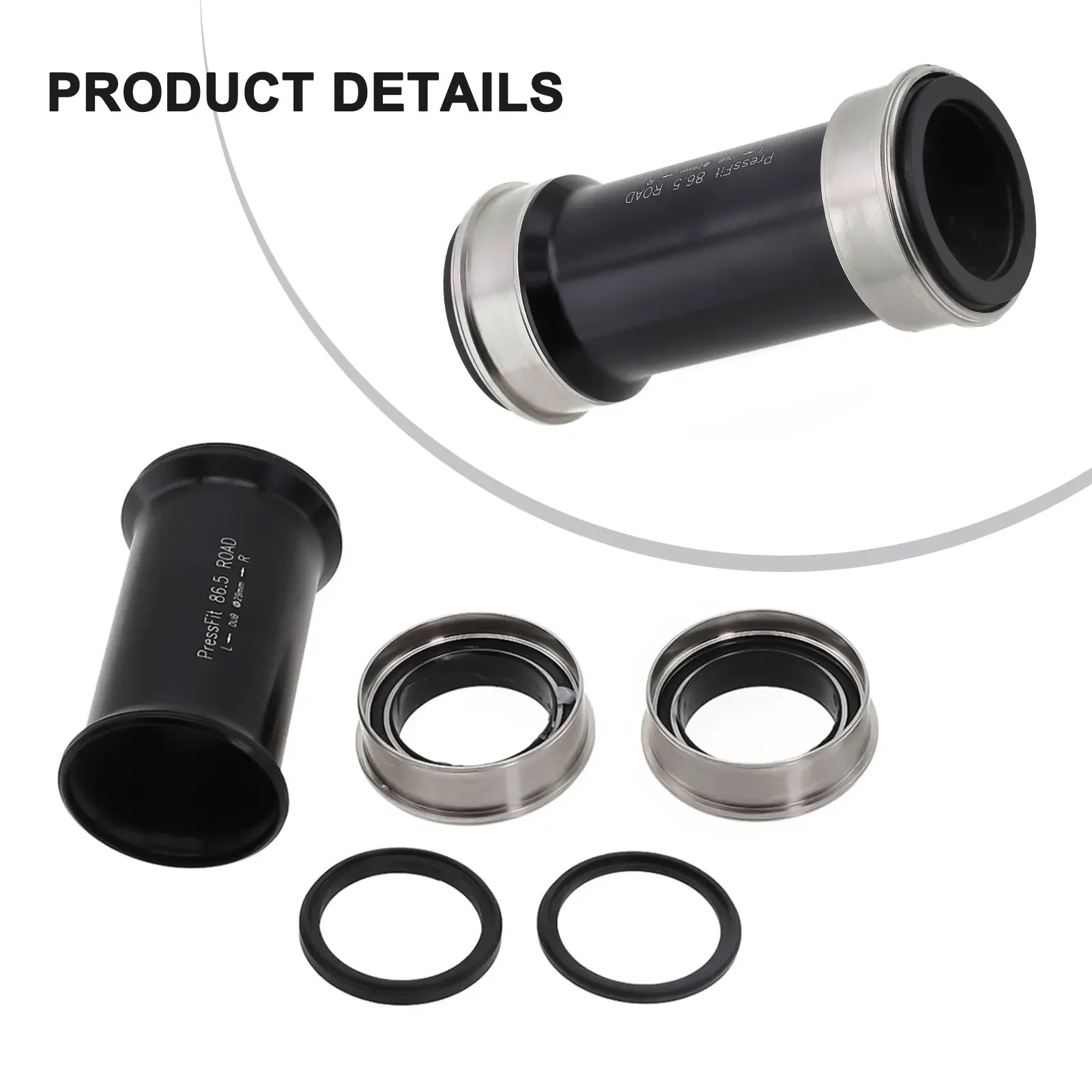 DUB PF Bearing Note PF Package Content Aluminum Alloy Black And Silver Durability Press Fit Note Package Content