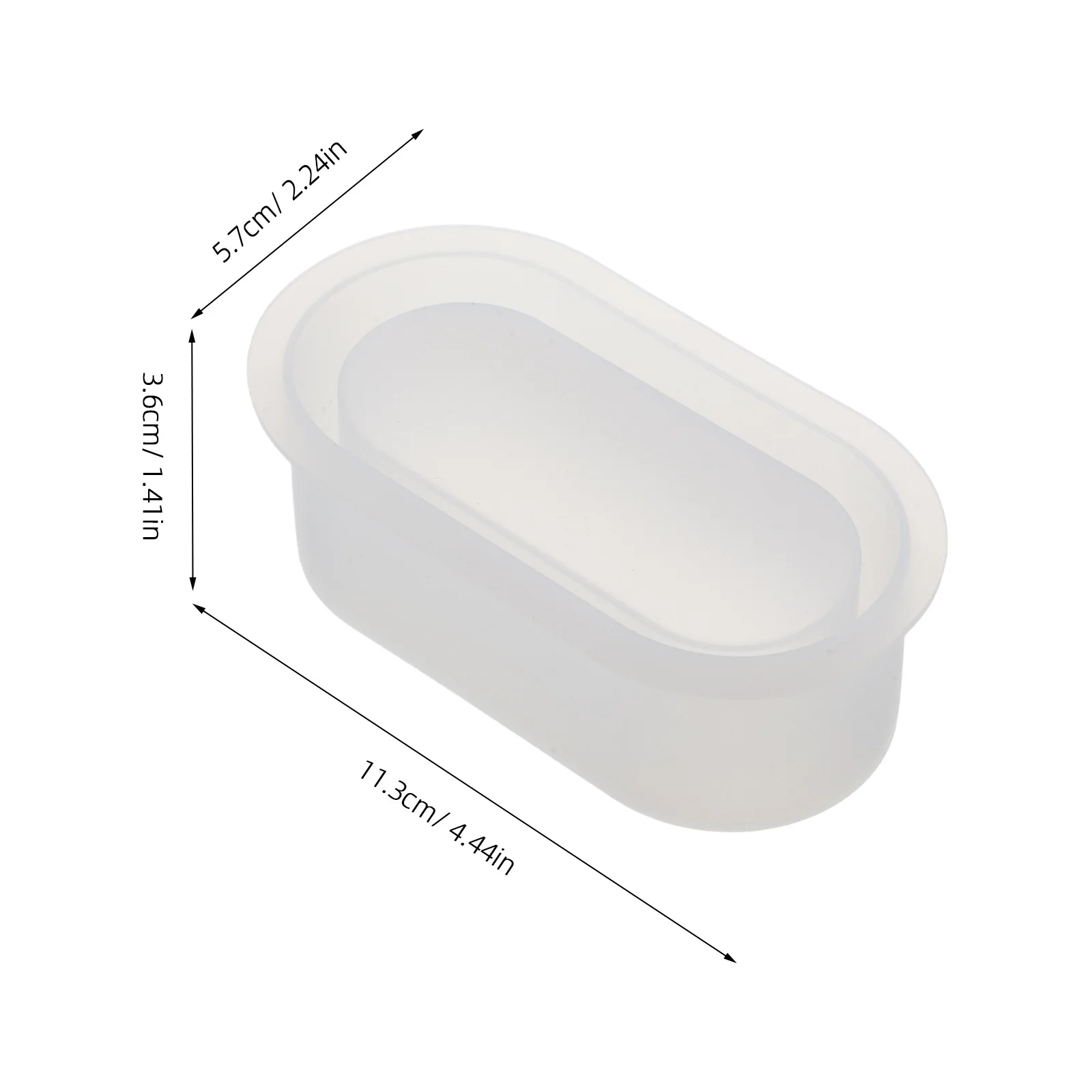 2 قطعة قوالب زارع السيليكون شكل بيضاوي قالب الزهرية الراتنج الخرسانة لتقوم بها بنفسك قالب وعاء لديكور الحديقة الداخلية العصارية