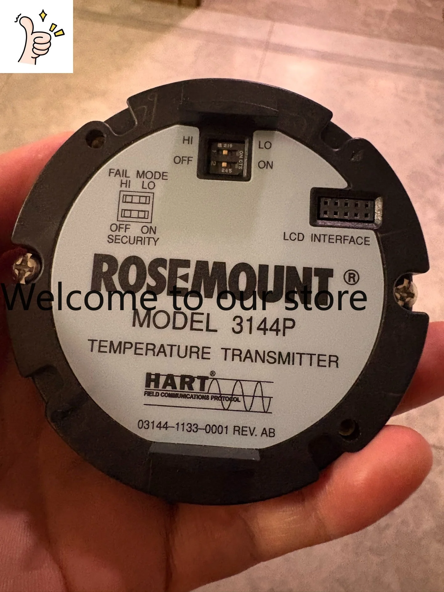 2026 Brand Original, And High-quality Rosemount 03144-1133-0001 3144