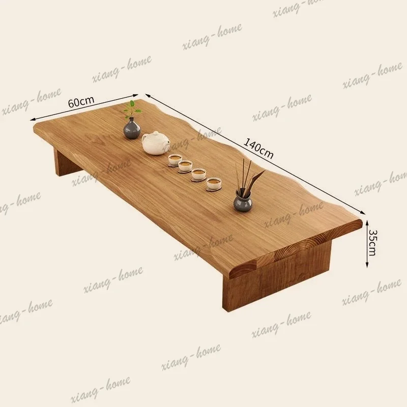 LJY Low Home Coffee Tables Windowsill Homestay Balcony Leisure Coffee Tables Bedroom Wooden Furniture Einen Couchtisch MH40CJ