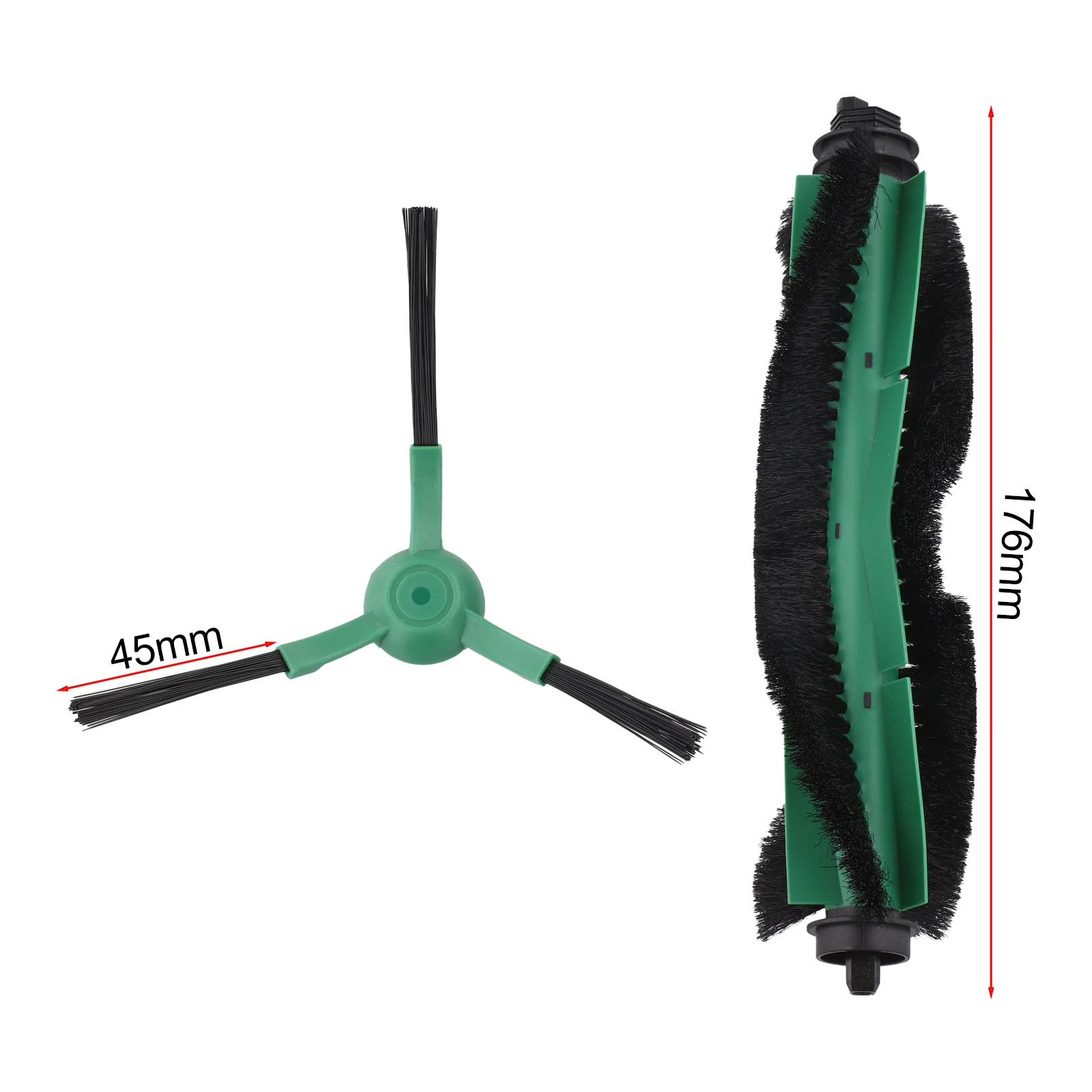 Replacement Main Brush Side Brushes Set for Roomba 105 For Vacuum Cleaner Compatible with Y0110 Y011020 Q0520 Q011020 Models