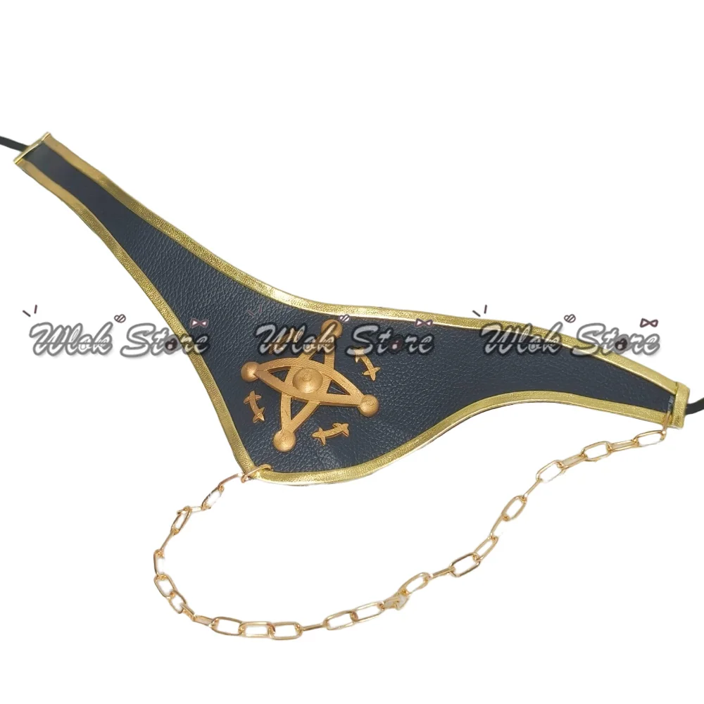 Spiel Honkai Star Rail Anaxa Cosplay Eepatch Ohrring Tattoo Aufkleber Anaxagoras Cosplay Zubehör Für Halloween Party Männer Frauen