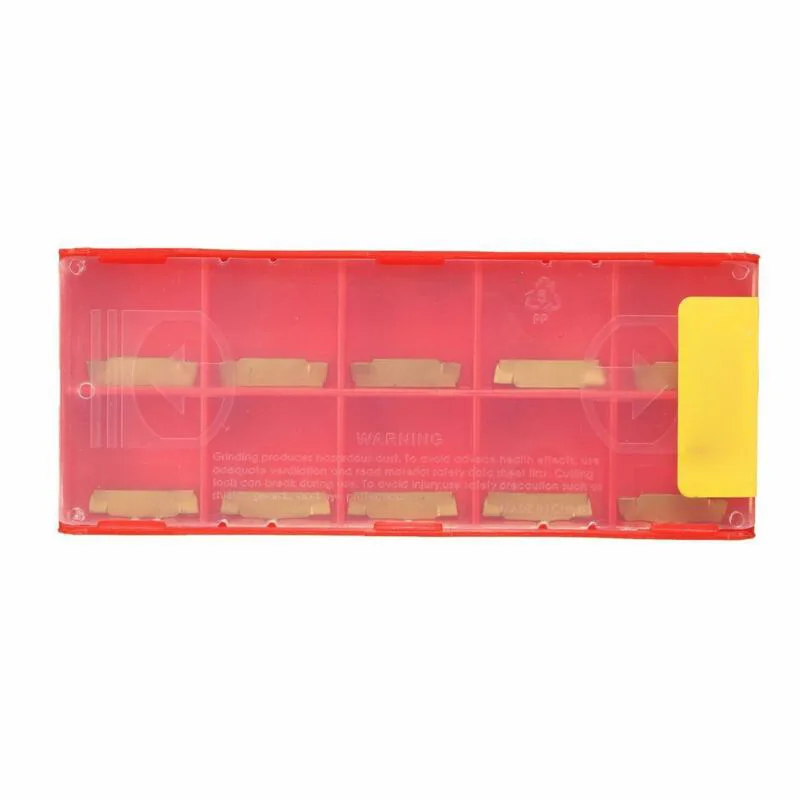 10Pcs Inserts Carbide Cutter For MGEHR MGIVR Gold Grooving Metalworking Set Slotting Equipment Practical Useful view 6