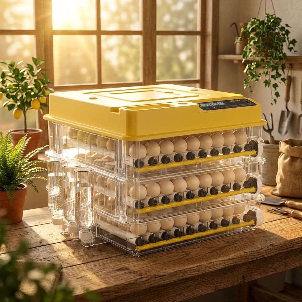 PetJoyZone HHD Cheap 3 Layers Automatic Chicken Hatchery Machine TW 216 Egg Incubators China For Sale