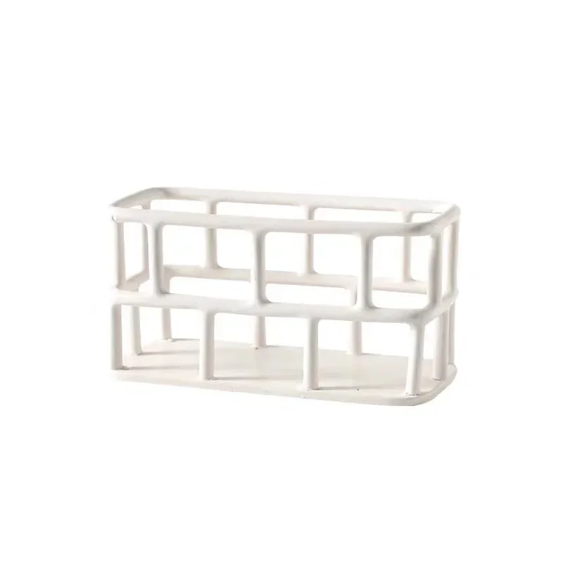 

Nordic Morandi color large hollow ceramic vase storage fruit basket fruit plate decoration