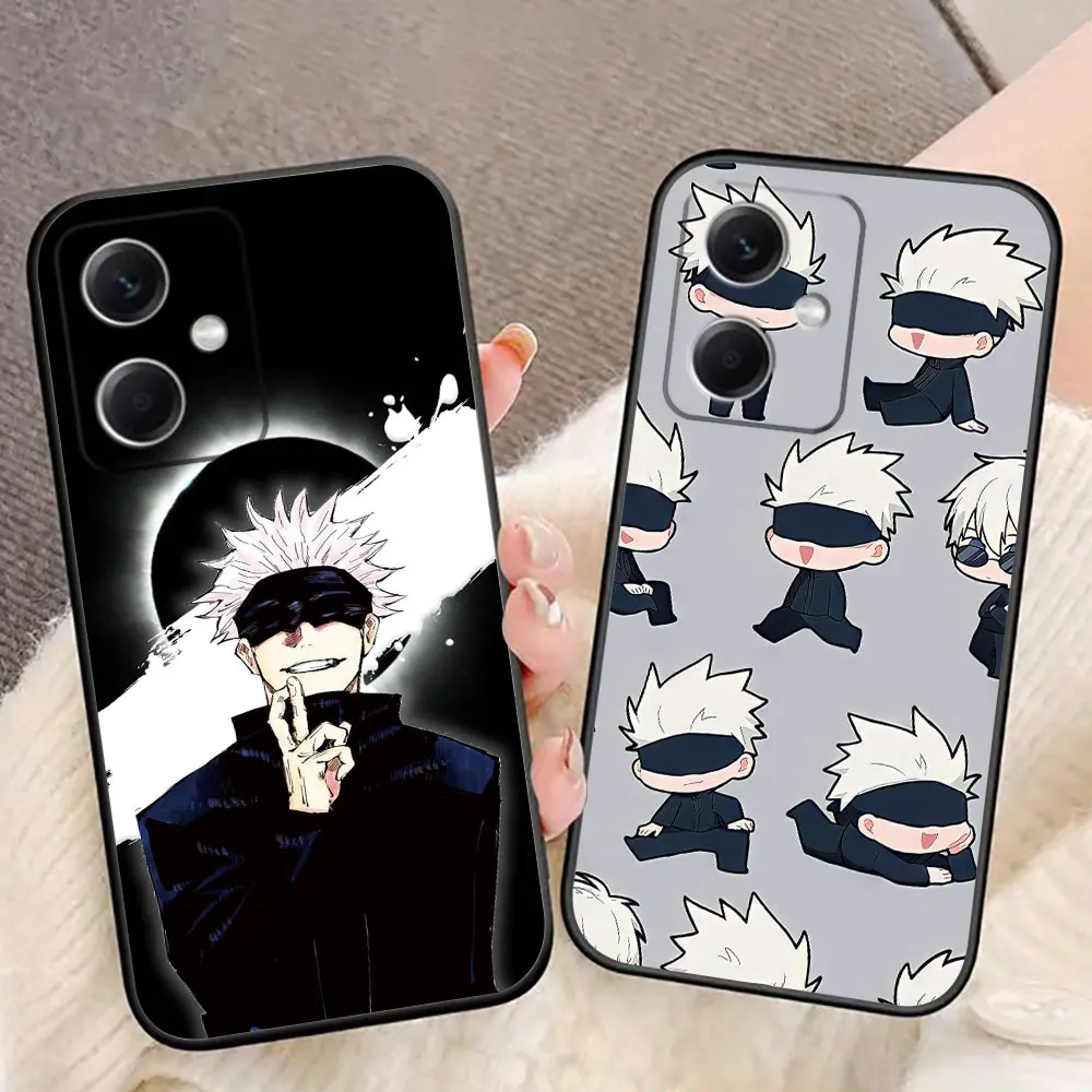 Phone Case For Redmi 17 17C A1 A3 A5 A7 15 15C 14C 13C 13 12C 12 10 10C 9T 9C 9 8 K60 K30 Cover J-Jujutsu K-Kaisen Gojo Sukuna