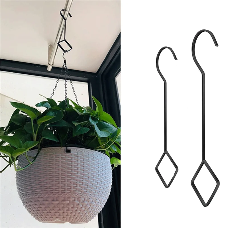 BAAR-Hanging Tool Large Heavy Duty S Hooks Plant Hangers Extension Steel For Home Decoration Shop Window Clothes Plants