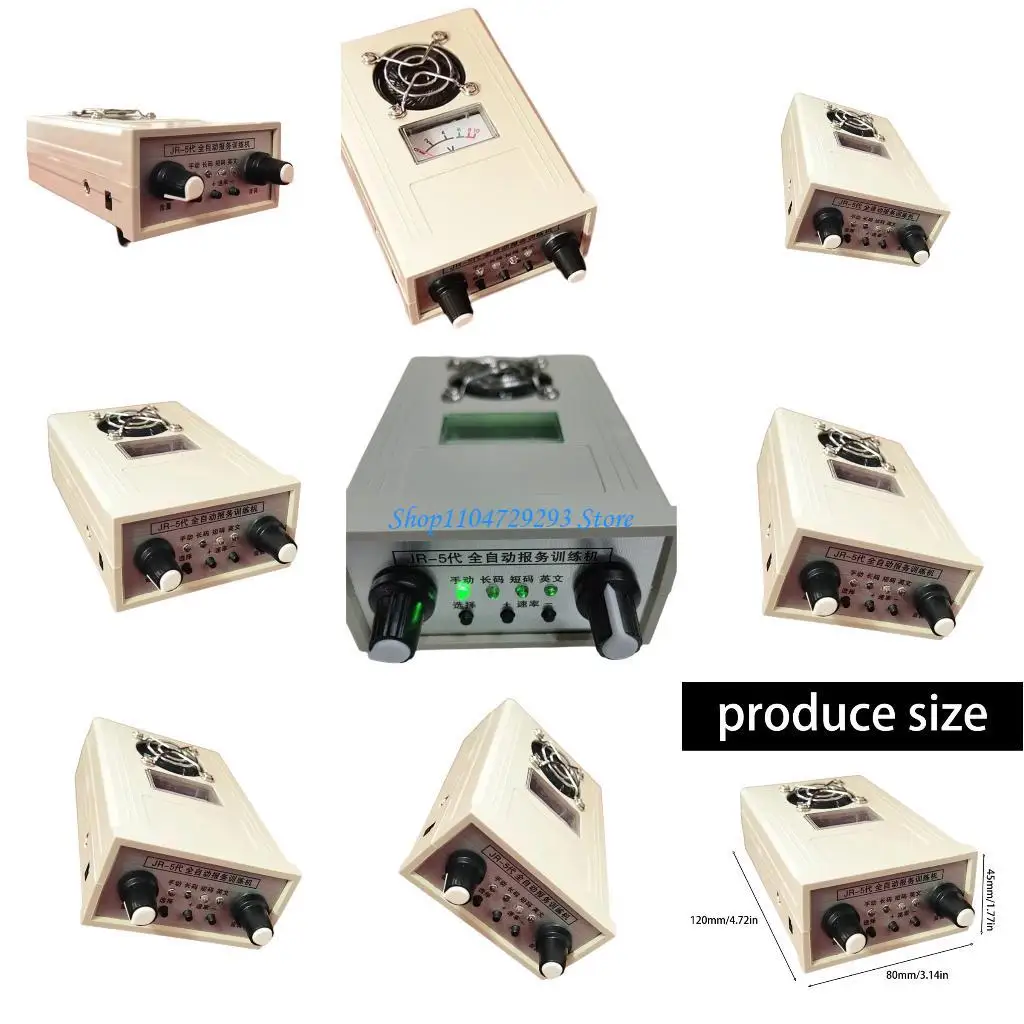 

Y2GD Adjustable Speed Tone Volumes Portable Training Tool with Headphone Jacks