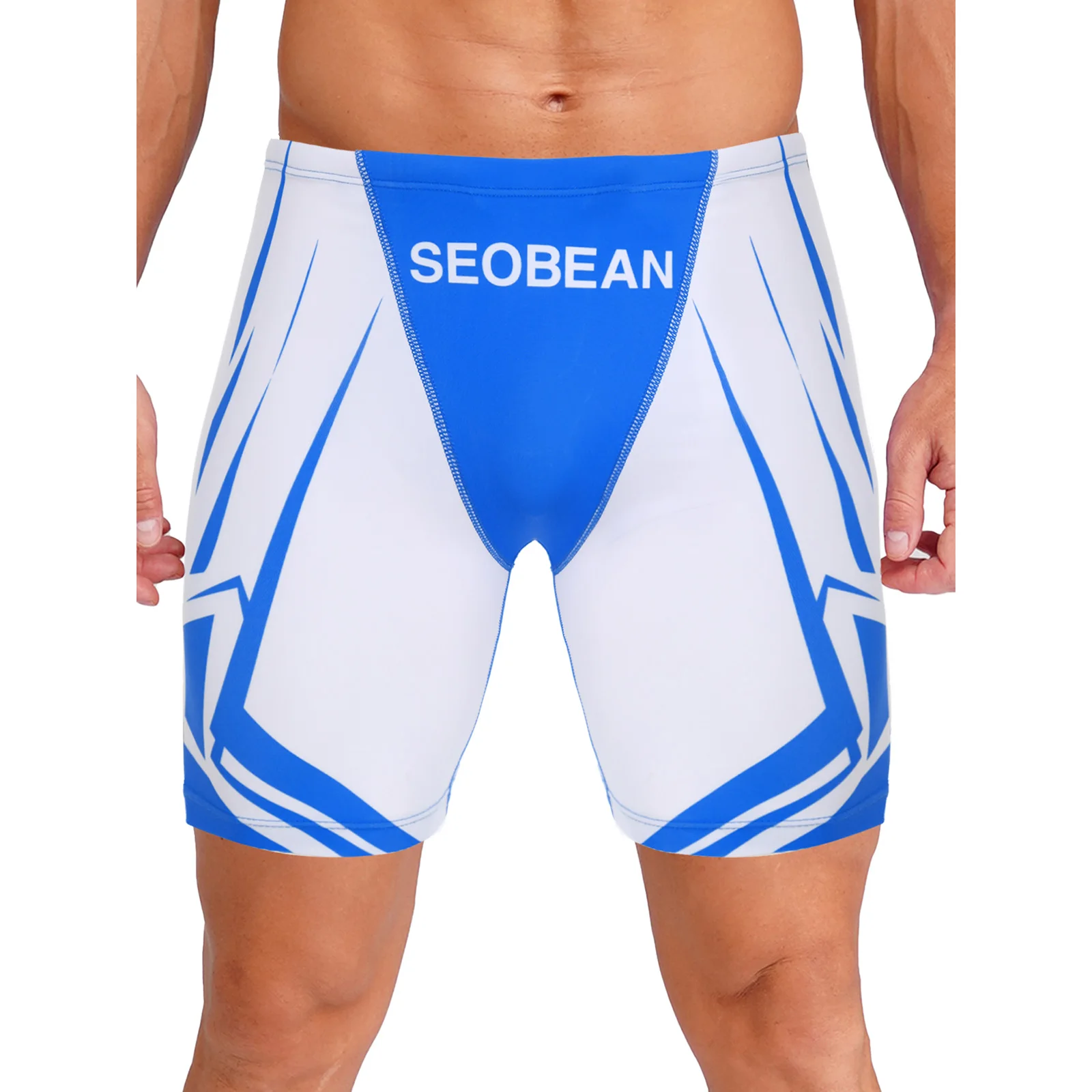 

Men's Swim Trunks Elastic Waist with Drawstring Boxer Shorts Underwear Quick-drying Swimwear Beachwear Athletic Sport Shorts