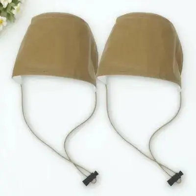 2 個のヒールプロテクターカバー耐摩耗性シューズスリーブドライビングブレーキスロットルガードソフトライニング弾性バックルフィットフラットウェッジ