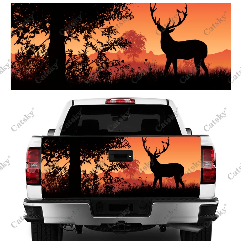 

Animal Deers Car stickers rear car rear appearance modification package painting suitable for car truck stickers