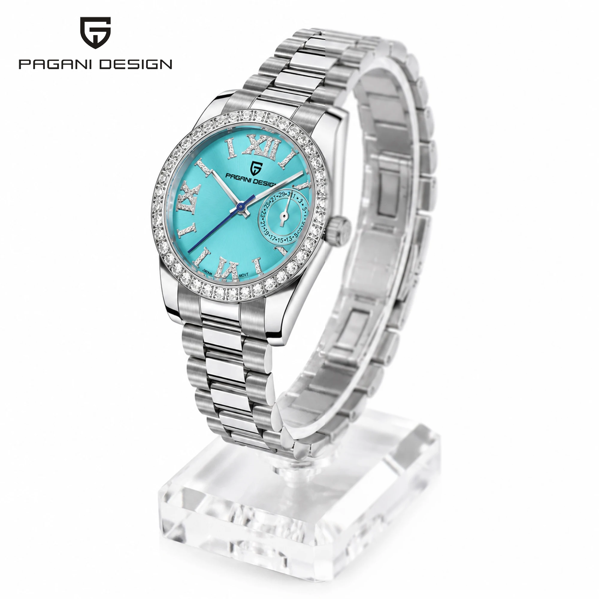 PAGANI DESIGN 2026New 32MM Women's Wristwatch Elegant Luxury Quartz Watch For Women Fashion 100M Waterproof Sapphire Reloj Mujer