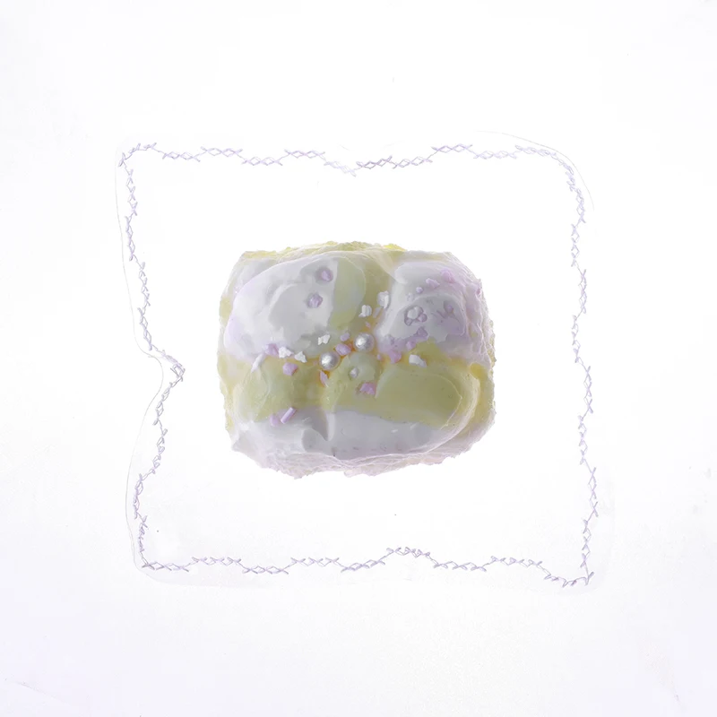 ZOCO ソフト手作りシリコンケーキ フィジェットトイ、ゆっくり戻る動きとストレス解消のための握り心地、クリスマスプレゼントに最適