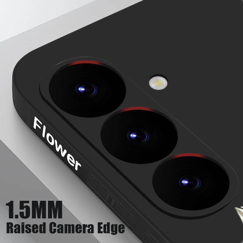 Oil Painting Flower Phone Case For Samsung Galaxy A56 A17 A16 A36 A55 A54 A15 5G S25 S24 S22 S23 Ultra S23 Plus S24 FE TPU Cover