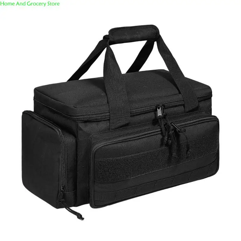 

0XXA Wide Mouth Tool Bag Large Capacity Tool Bags for Men Portable Home Tool Storage Handbag for Screwdriver