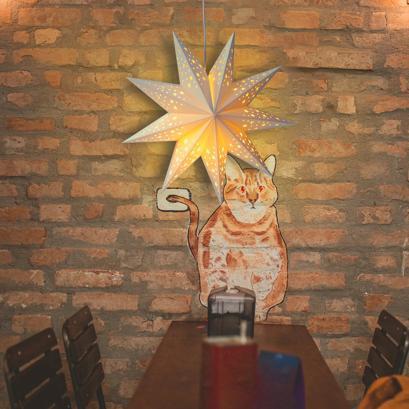 โคมไฟเพดาน 9 ดวง ดีไซน์สร้างสรรค์ แสงสว่าง เรียบง่าย เหมาะสำหรับตกแต่งโรงแรม ของตกแต่งคริสต์มาส ของใช้ในงานปาร์ตี้