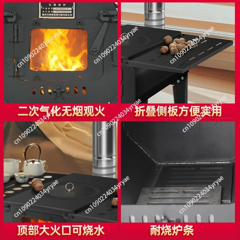 Portable Outdoor Heating Camping Wood Sauna Stove Pop Camping Stove Wood Burning Stove for Outdoor Camping