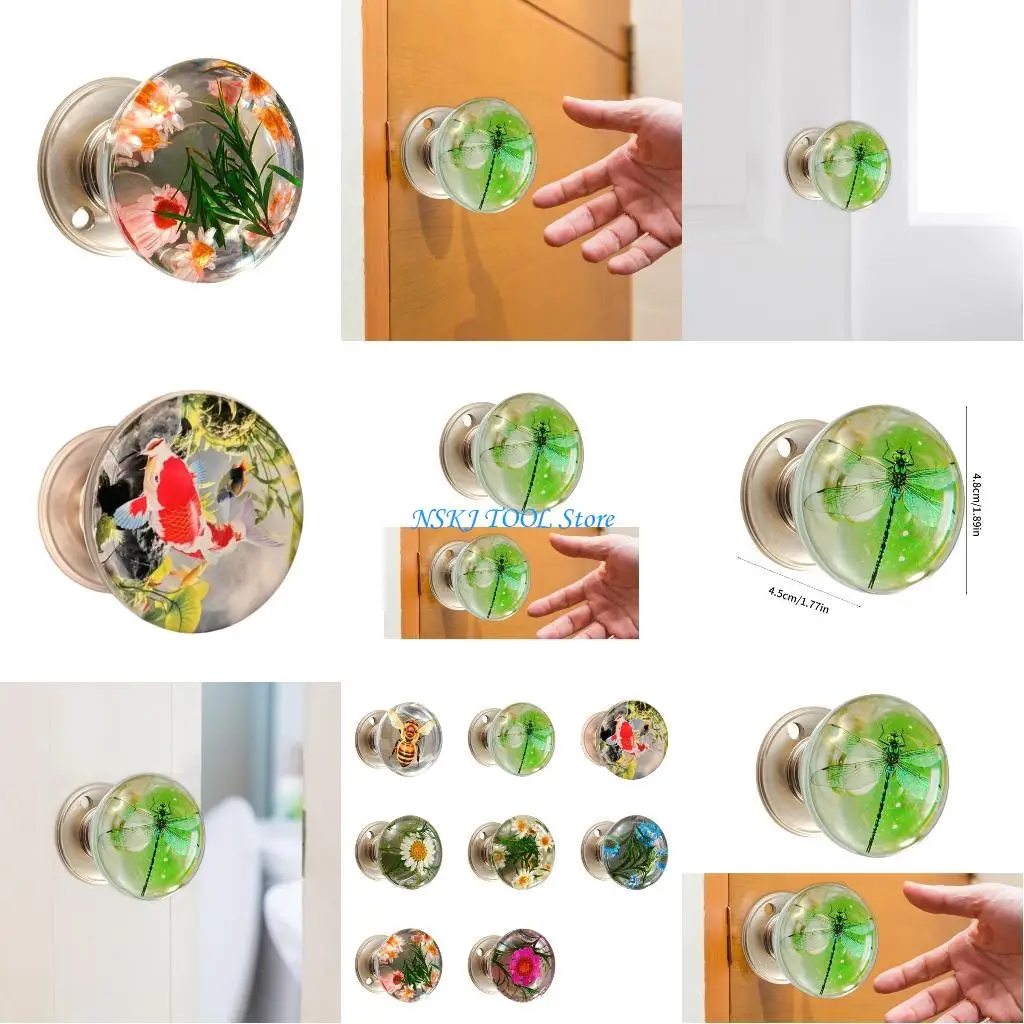 

Дверная ручка L8RC Эргономичная металлическая ручка из смолы устойчива к царапинам для внутреннего использования