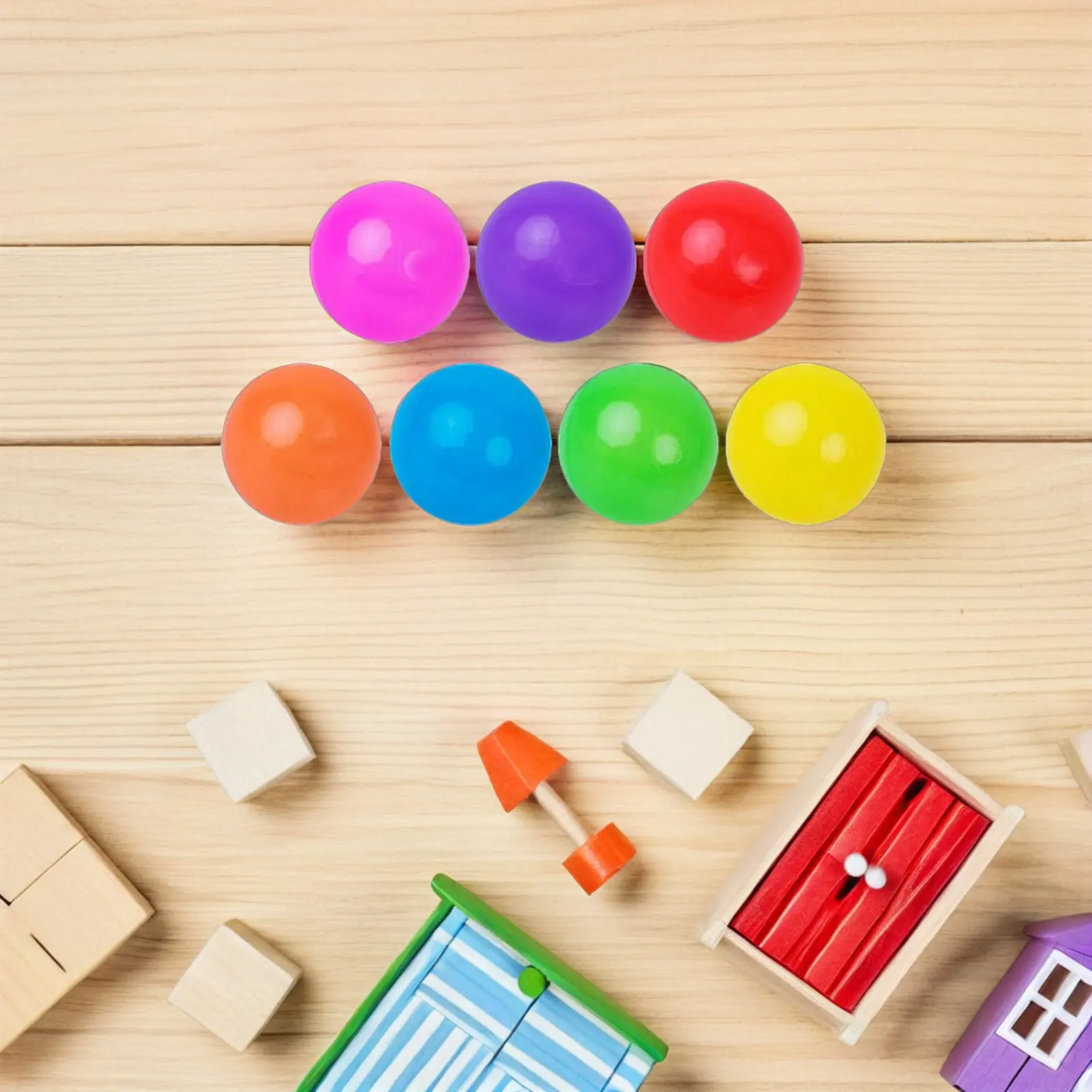 100 Pack Baby Ball Pit Balls Plastic Playpen Bath Toys for Kids Halloween Christmas New Year Party